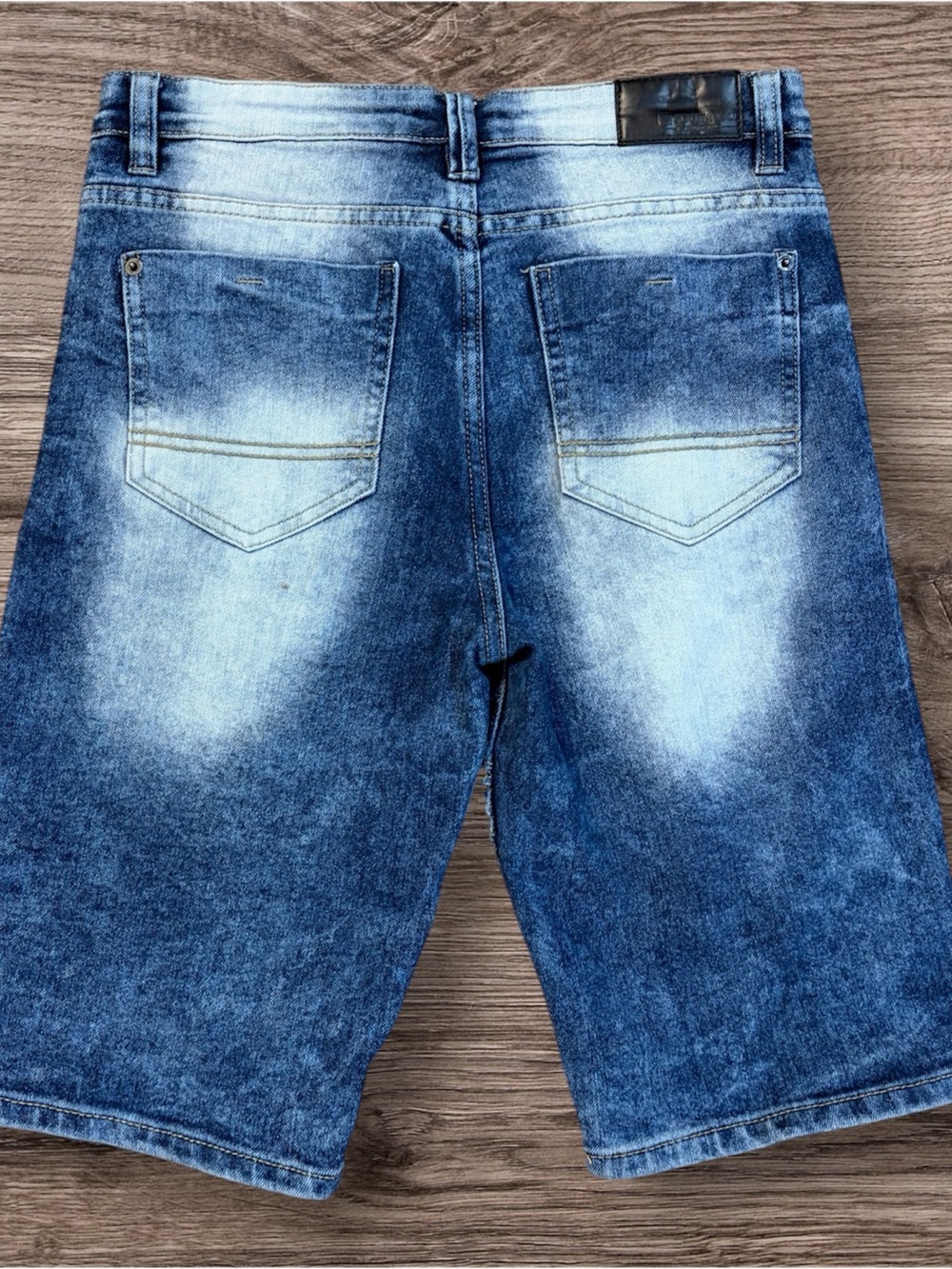 South Pole Faded Blue Men's Denim Shorts